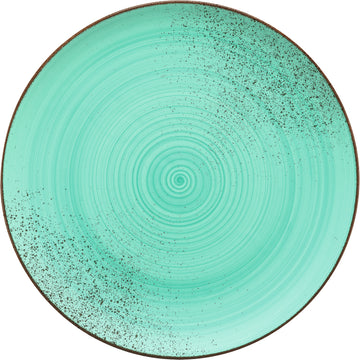 Flat Coupe Plate 12.5" dia. x 0.9" Modern Rustic by Bauscher