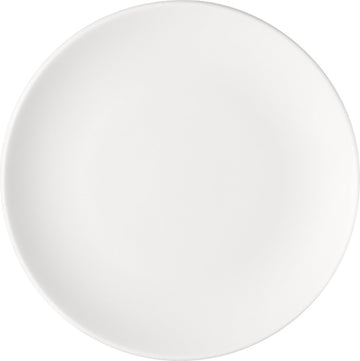 White Flat Coupe Plate 12.5" dia. x 0.9" Options by Bauscher