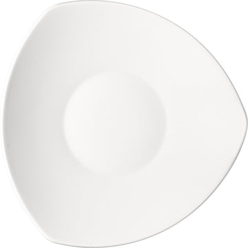White Triangle Deep Coupe Plate 10.4" x 10.4" x 2" 38.2 oz Options by Bauscher