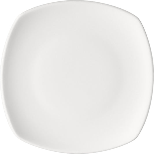 White Flat Coupe Plate 11.3" x 11.3" x 0.9" Options by Bauscher