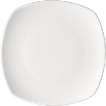 White Flat Coupe Plate 11.3" x 11.3" x 0.9" Options by Bauscher