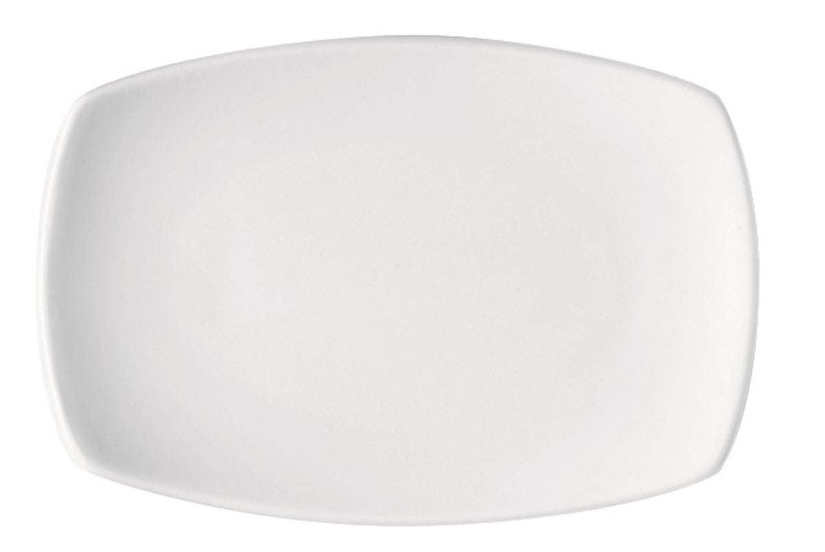 Rectangular Coupe Platter 12.6" dia. x 1.1" Modern Rustic by Bauscher