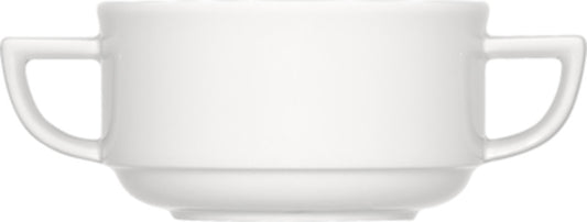 White Cream Soup Cup, Stackable 3.8" dia. x 2.2" 9.1 oz Options by Bauscher