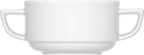 White Cream Soup Cup, Stackable 3.8
