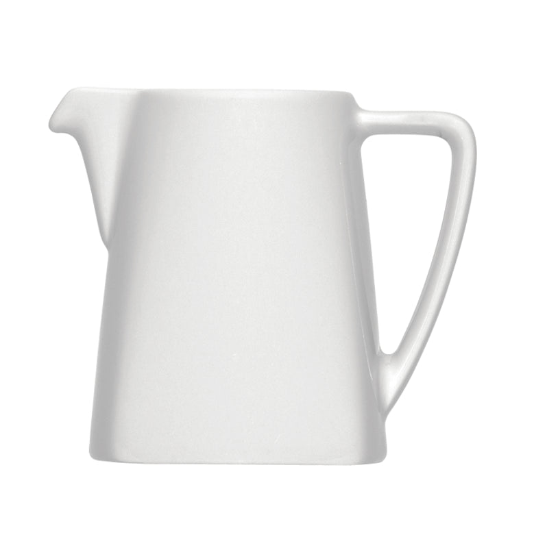 White Creamer With Handle 3.7
