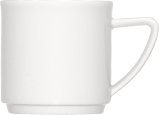 White Cup, Stackable 2.8" dia. x 2.8" 6.4 oz Options by Bauscher