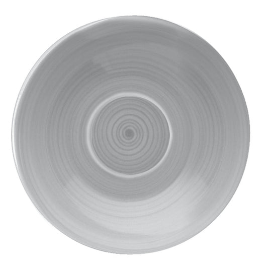Demitasse Coupe Saucer 4.7" dia. x 0.7" Modern Rustic by Bauscher