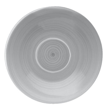 Demitasse Coupe Saucer 4.7" dia. x 0.7" Modern Rustic by Bauscher