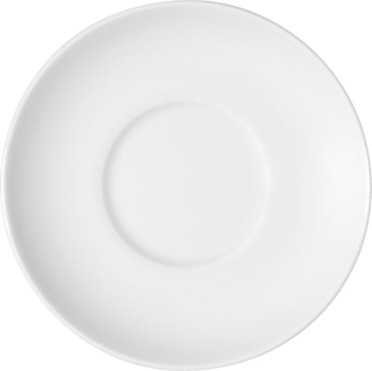 White Saucer for Cream Soup Cup 5.7" dia. x 0.8" Options by Bauscher