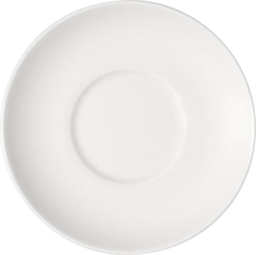 White Saucer for Cream Soup Cup 5.7" dia. x 0.8" Options by Bauscher