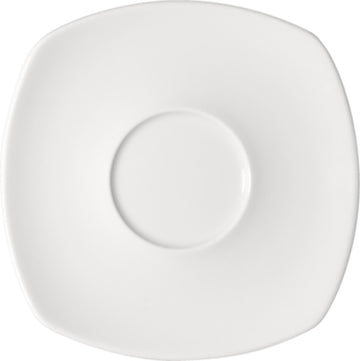 White Square Saucer 5.4" x 5.4" x 0.6" Options by Bauscher