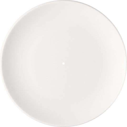 White Flat Coupe Etagère-Plate 10.2" dia. x 0.8" Options by Bauscher