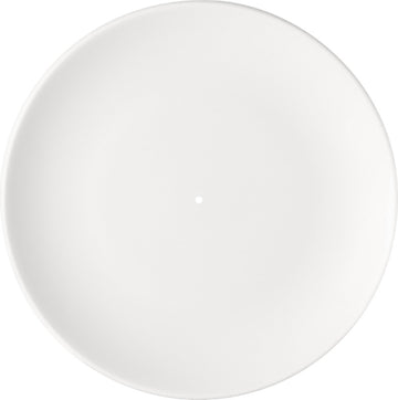 White Flat Coupe Etagère-Plate 10.2" dia. x 0.8" Options by Bauscher