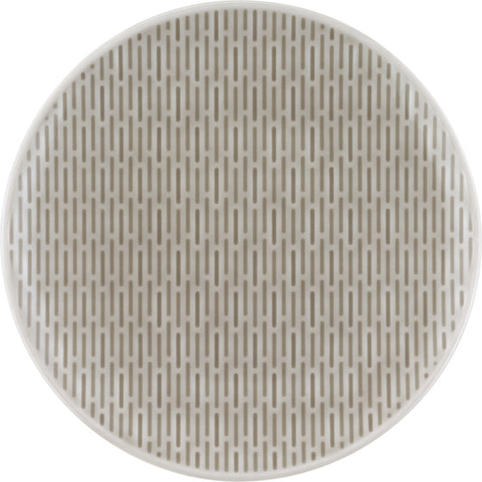 Glow Grey Flat Coupe Plate with Embossment 5.9" dia. Scope by Bauscher