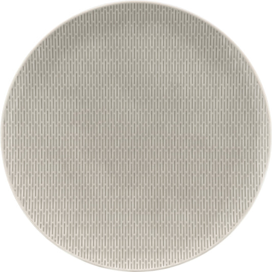 Glow Grey Flat Coupe Plate with Embossment 11" dia. Scope by Bauscher