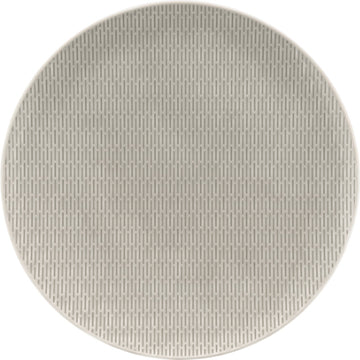 Glow Grey Flat Coupe Plate with Embossment 11" dia. Scope by Bauscher