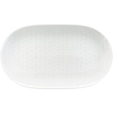 White Platter with Embossment 9.1