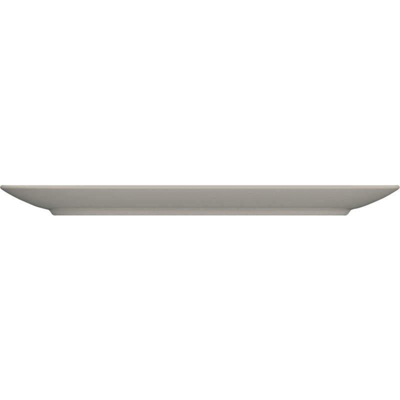 Glow Grey Oval Coupe Platter with Embossment 14.7
