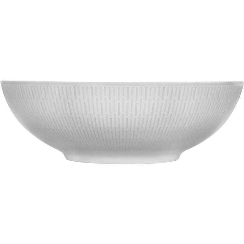 White Bowl with Embossment 9.1" dia. Scope by Bauscher
