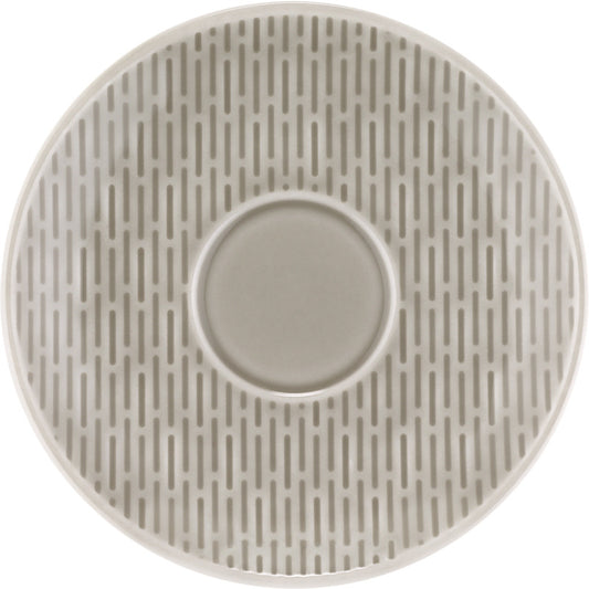 Glow Grey Saucer with Embossment 4.7" dia. Scope by Bauscher