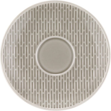 Glow Grey Saucer with Embossment 4.7" dia. Scope by Bauscher