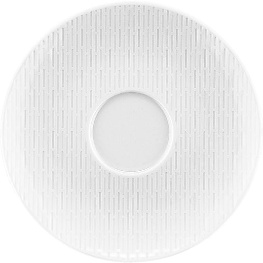 White Saucer with Relief 6.4" dia. Scope by Bauscher