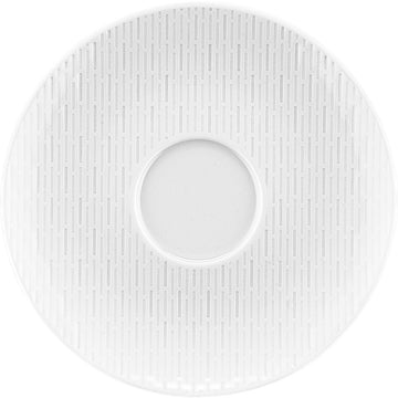 White Saucer with Relief 6.4" dia. Scope by Bauscher