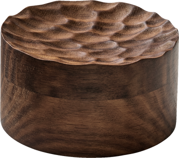 Walnut Round Plateau 3.9" dia. Elevate by Playground