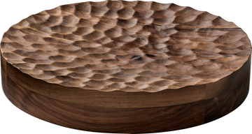 Walnut Round Plateau 12.6" dia. Elevate by Playground