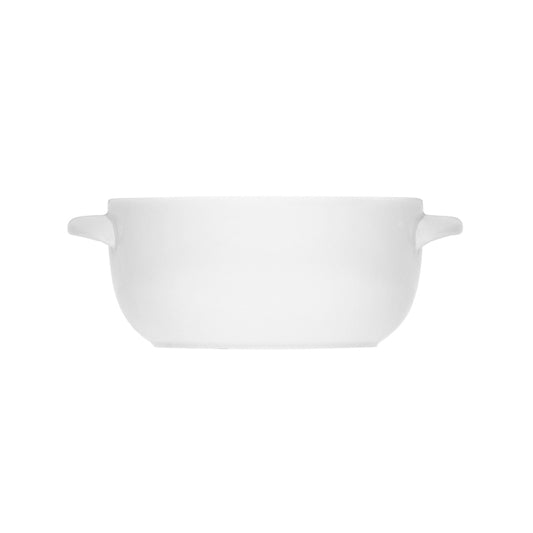 White Casserole Bottom 5.5" dia. x 2.1" 12.9 oz Luzifer by Bauscher