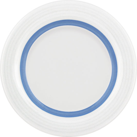 Azure Flat Plate with Wide Rim 6.3" dia. Dialog by Bauscher
