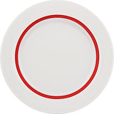 Ruby Red Flat Plate with Wide Rim 9.1