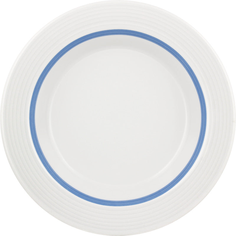 Azure Deep Plate with Rim 9