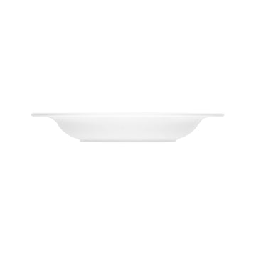 White Deep Plate with Rim 9.2" dia. x 1.4" 12.2 oz Dialog by Bauscher