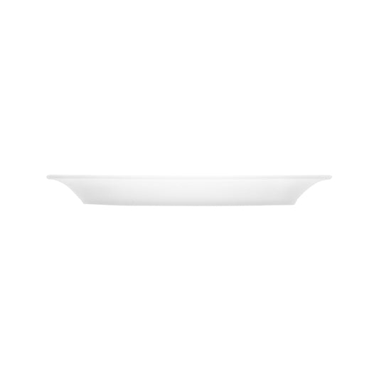 White Flat Plate With Narrow Rim 10.1" dia. x 1" Dialog by Bauscher