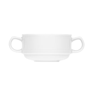 White Cream Soup Cup 3.9" dia. x 2.1" 9.5 oz Dialog by Bauscher
