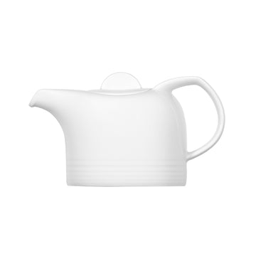 White Teapot Complete 6.6" dia. x 3.8" 11.8 oz Dialog by Bauscher