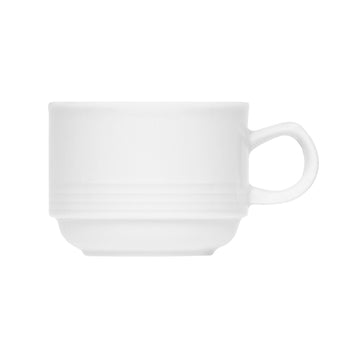 White Cup, Stackable 3" dia. x 2.7" 7.4 oz Dialog by Bauscher