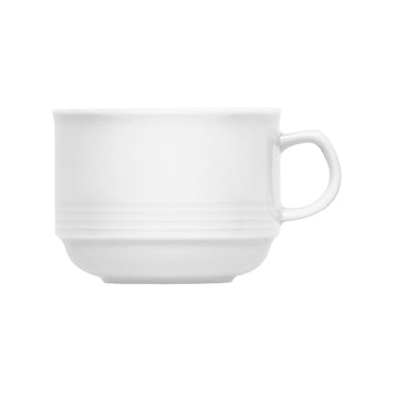 White Cup, Stackable 3.4" dia. x 2.6" 9.1 oz Dialog by Bauscher