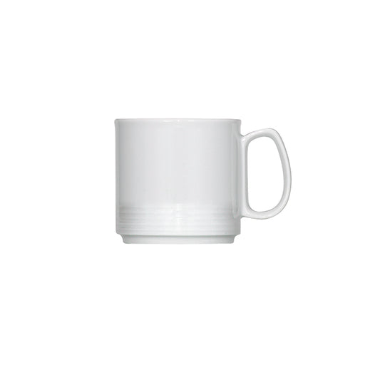 White Mug with Handle 3.1" dia. x 3.1" 9.1 oz Dialog by Bauscher