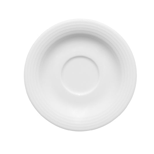 White Saucer, Stackable 5.1" dia. x 0.8" Dialog by Bauscher