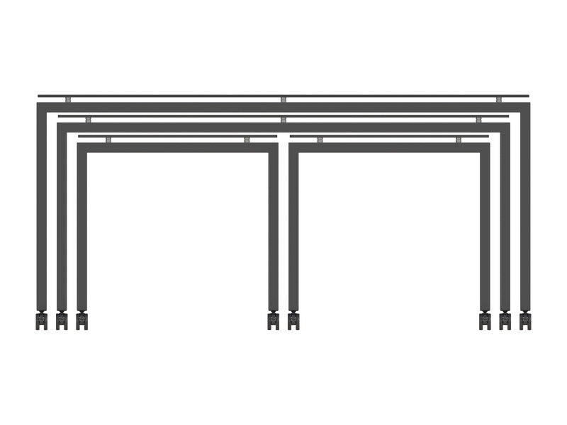 Set of 4 Stage_80 77.1" x 31.4" x 36.8" Stage by Venta