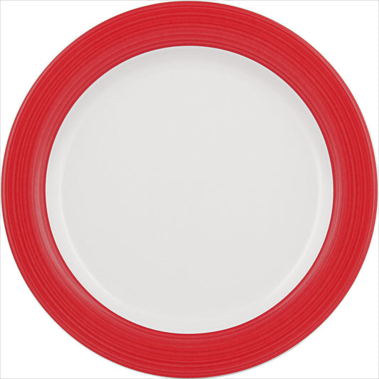 Ruby Red Flat Plate 9" dia. Dimension by Bauscher