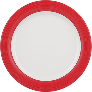 Ruby Red Flat Plate 9" dia. Dimension by Bauscher