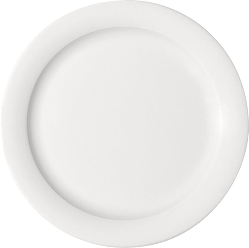 White Flat Plate Mid Rim 9