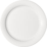 White Flat Plate Mid Rim 10