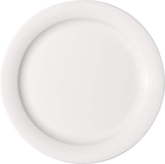 White Flat Plate with Rim 12.3" dia. x 1.1" Dimension by Bauscher