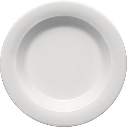 White Extra-Deep Plate With Rim 8.9" dia. x 1.5" 15.2 oz Dimension by Bauscher