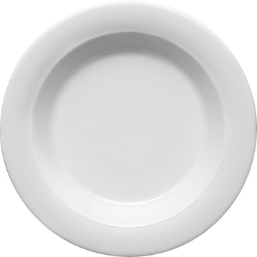 White Extra-Deep Plate With Rim 8.9" dia. x 1.5" 15.2 oz Dimension by Bauscher