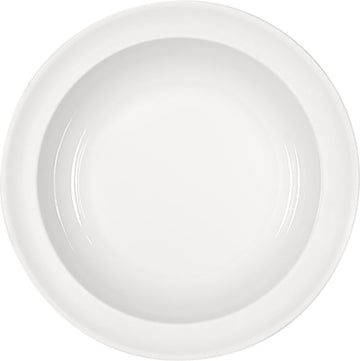 White Salad Dish 7.1" dia. x 2.3" 15.2 oz Dimension by Bauscher